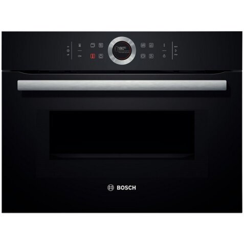 BOSCH Four encastrable émail lisse CMG633BB1 Four fonction Micro-Ondes 45L