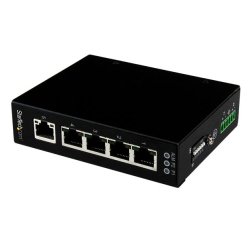 StarTech.com Switch Gigabit Ethernet industriel non géré à 5 ports - Commutateur GbE à montage mural / sur rail DIN