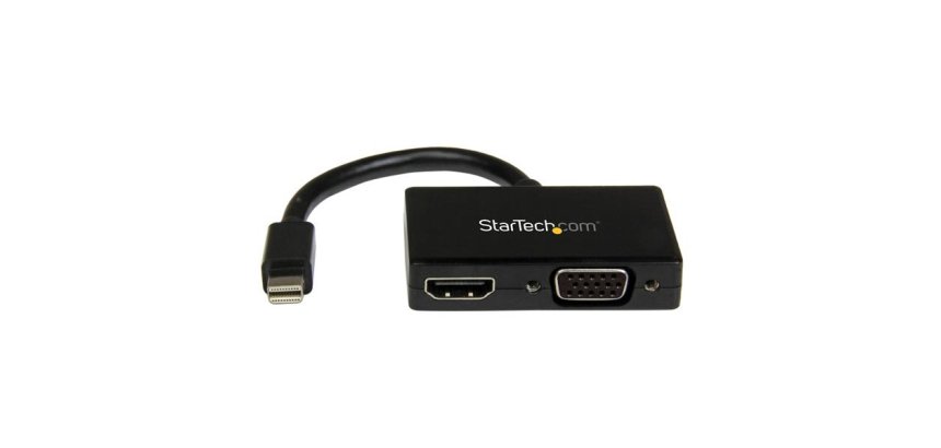 StarTech.com Adaptateur audio / vidéo de voyage - Convertisseur 2-en-1 Mini DisplayPort vers HDMI ou VGA