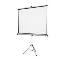 Écran projection nobo trépied format 16/10 inclinaison repliable poids 7.50kg 150x100cm