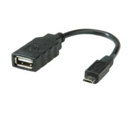 Nilox RO11.02.8311 USB cable Micro-USB B USB A Black