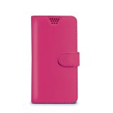 Celly WALLYUNIXLFX mobile phone case 12.7 cm (5") Wallet case Pink