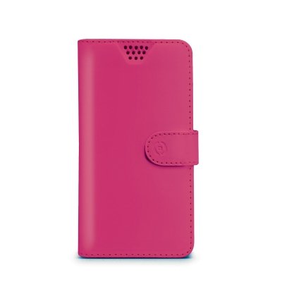 Celly WALLYUNIXLFX mobile phone case 12.7 cm (5") Wallet case Pink