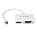 StarTech.com Reise A/V Adapter: 2-in-1 Mini DisplayPort auf HDMI oder VGA Konverter - Weiß