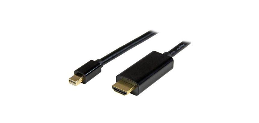 StarTech.com Câble adaptateur Mini DisplayPort vers HDMI de 1 m - M/M - 4K - Noir