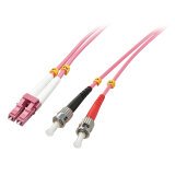 Lindy 46352 câble InfiniBand et à fibres optiques 3 m LC ST Rose