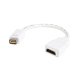 StarTech.com Adaptador HDMI a Mini DVI - Hembra HDMI -Macho Mini DVI- Para Macbook - Blanco