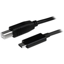 StarTech.com 1m USB 2.0 USB-C auf USB-B Kabel