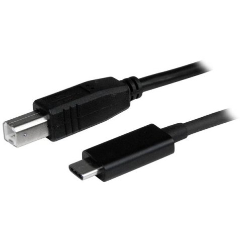 StarTech.com Câble USB-B vers USB-C de 1m, Câble de Transfert de Données, USB 2.0, USB-C