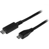 StarTech.com Câble USB-C vers Micro USB-B de 1m, Câble de Transfert de Données, USB 2.0, USB C vers Micro-B