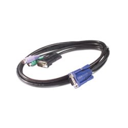 APC KVM PS/2 Cable - 3 ft (0.9 m) Nero 0,91 m