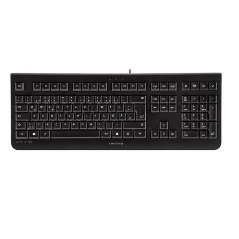 CHERRY KC 1000 teclado Oficina USB QWERTY Español Negro