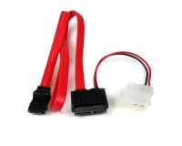 StarTech.com Adaptador Cable SATA Slimline Línea Delgada 13 Pines a Molex Macho LP4 y SATA
