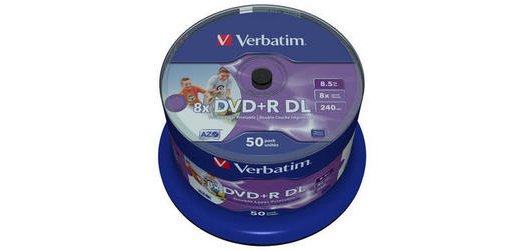Verbatim - DVD+R DL x 50 - 8.5 GB - opslagmedia