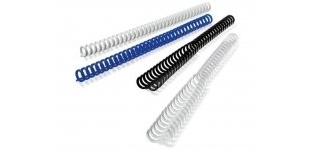 GBC Dorsi ClickBind trasparenti effetto ghiaccio 16 mm (50)