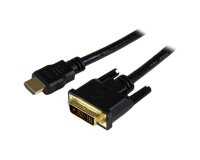 StarTech.com Cavo adattatore HDMI a DVI-D da 150 cm - Cavo connettore presa HDMI a presa DVI Maschio/Maschio