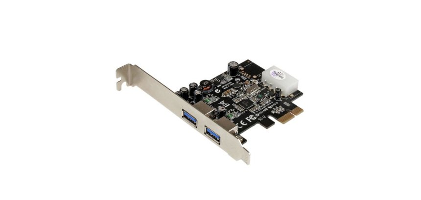 StarTech.com Adattatore scheda SuperSpeed USB 3.0 con 2 porte PCI Express (PCIe) con UASP - Alimentazione LP4