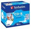 Verbatim CD-R Super AZO Wide Inkjet Printable 700 MB 52x 10 pc(s)
