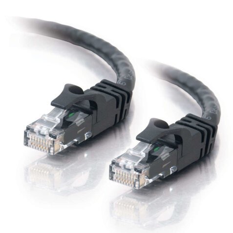 C2G Cat6 Booted Unshielded (UTP) Network Patch Cable - Patch-Kabel - 7 m - Schwarz