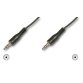 Nilox MGLP9354 audio cable 1.5 m 3.5mm Black