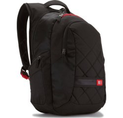 Case Logic Sporty DLBP-116 Black 40,6 cm (16") Étui sac à dos Noir