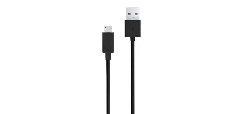Cable de  1 m, USB A, Micro-USB B, USB 2.0, Macho/Macho, Negro