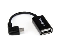 StarTech.com 5in Right Angle Micro USB to USB OTG Host Adapter M/F