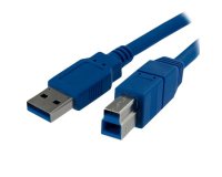 StarTech.com Câble SuperSpeed USB 3.0 A vers B de 1m - Mâle / Mâle - Bleu