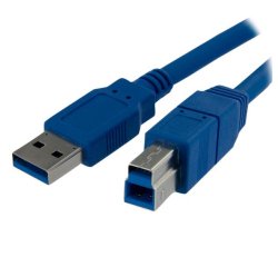StarTech.com Câble SuperSpeed USB 3.0 A vers B de 1m - Mâle / Mâle - Bleu