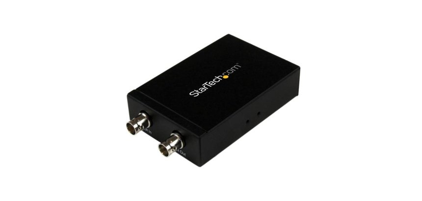 StarTech.com Convertisseur 3G SDI vers HDMI avec sortie SDI en boucle jusqu'à 230m - Noir