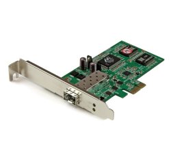 StarTech.com Carte réseau PCI Express à 1 port fibre optique Gigabit Ethernet avec SFP ouvert - Adaptateur NIC PCIe SFP
