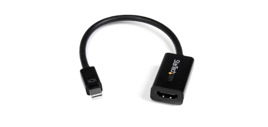 StarTech.com Adaptateur actif Mini DisplayPort 1.2 vers HDMI 4K pour Utrabook / PC portable compatible Mini DP - M/F - Noir