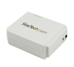 StarTech.com Serveur d'impression USB 2.0 sans fil N avec port Ethernet 10/100 Mb/s - 802.11 b/g/n