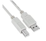 Nilox USB 2.0 A/B 4.5 m cavo USB 4,5 m USB A USB B Grigio