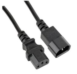 Nilox 3m C13 Black C13 coupler C14 coupler