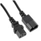 Nilox 3m C13 Black C13 coupler C14 coupler