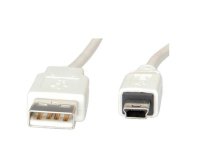 Nilox 1.8m USB 2.0 USB cable USB A Mini-USB B White