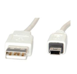 Nilox 1.8m USB 2.0 cavo USB 1,8 m USB A Mini-USB B Bianco