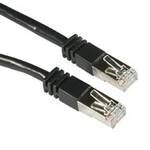 C2G Cat5e Booted Shielded (STP) Network Patch Cable - Patch-Kabel - 1 m - Schwarz