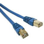 C2G Cat5e Booted Shielded (STP) Network Patch Cable - Patch-Kabel - 1 m - Blau