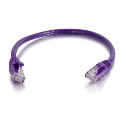 C2G Cat6 Booted Unshielded (UTP) Network Patch Cable - patch cable - 3 m - purple