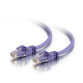 C2G Cat6 Booted Unshielded (UTP) Network Patch Cable - patch cable - 7 m - purple