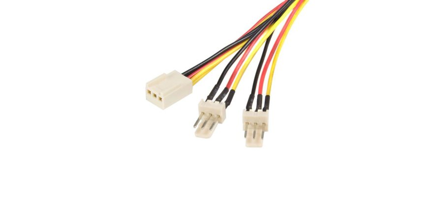 StarTech.com Câble d'alimentation en Y pour ventilateur Molex de 30 cm - Câble répartiteur 1x TX3 (F) vers 2x TX3 (M)