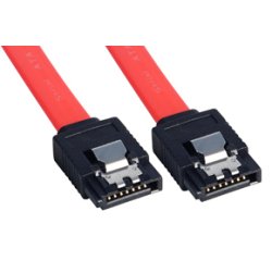 SATA Cable, 0.5m cable de SATA 0,5 m Rojo Lindy