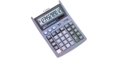 Canon TX-1210E calculadora Escritorio Pantalla de calculadora Lila