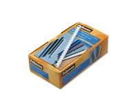 Anneau plastique à relier fellowes dos rond capacité 55f 10mm diamètre 300mm longueur coloris blanc boîte 100 unités