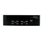 StarTech.com Commutateur KVM USB et double écran DVI / VGA à 4 ports avec audio et hub USB 2.0