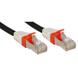 Lindy Cat.6 (A) SSTP / S/FTP PIMF Premium 0.5m cable de red Negro 0,5 m