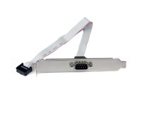 Adaptador de 40cm de Header Bracket Serie DB9 RS232 a IDC 10 Pines para Placa Base - Cabezal Serial