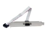 Adaptador de 40cm de Header Bracket Serie DB9 RS232 a IDC 10 Pines para Placa Base - Cabezal Serial
